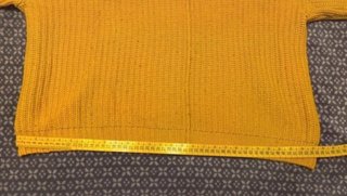 Jersey amarillo de punto Bershka