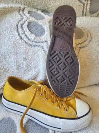 Zapatillas Converse Mostaza Talla 39