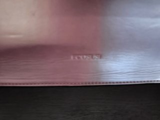 Bolso cartera oficina ECOSUSI cuero granate
