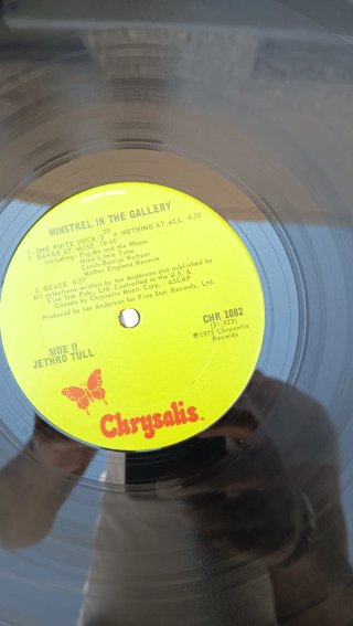 Jethro Tull LP Minstrel in the Gallery 1975