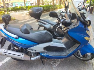 Kymco Xciting 250 Maxi Scooter Azul