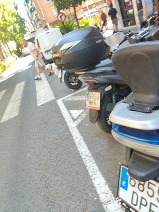 Kymco Xciting 250 Maxi Scooter Azul