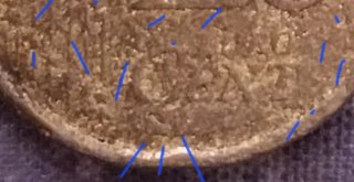 Moneda 20 céntimos Euro Alemania 2019 ceca ciega..