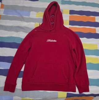 Sudadera Hollister Roja Talla XS