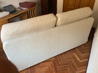 Sofá-cama 3 plazas tela beige