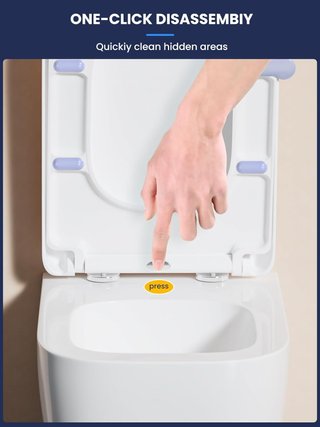 Tapa WC Forma Cuadrada YEAUPE PRO 2010