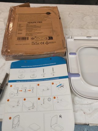Tapa WC Forma Cuadrada YEAUPE PRO 2010
