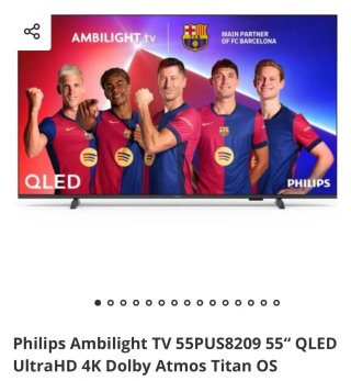 TV Philips QLED 55 Negra