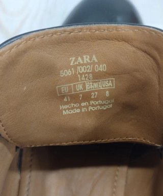 Scarpe da cerimonia nere Zara uomo