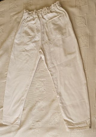 Pantalón Zara Beige Paperbag