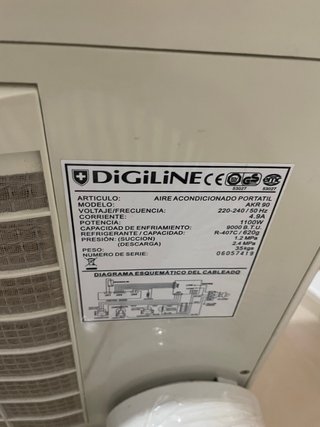 Aire Acondicionado Portátil DIGILINE