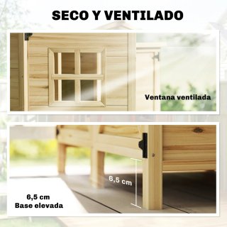 Caseta de Jardín Madera Armario Herramientas