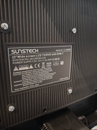 TV Sunstech 22" con DVD integrado + TDT