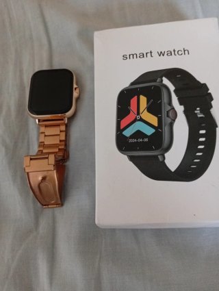 Smartwatch Rejol Dorado y Negro