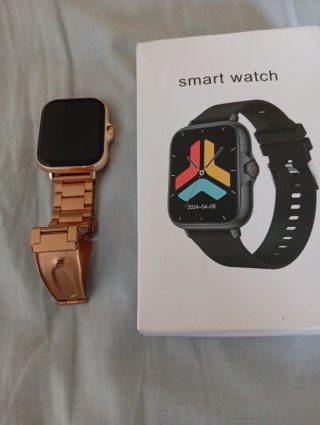 Smartwatch Rejol Dorado y Negro