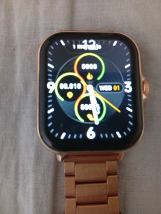 Smartwatch Rejol Dorado y Negro