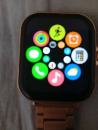 Smartwatch Rejol Dorado y Negro