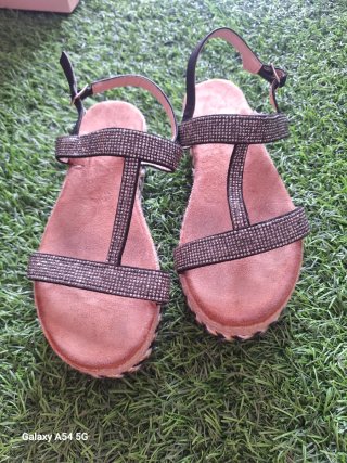 Sandalias Verano Brillantes Talla 38