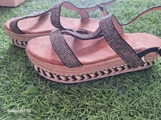 Sandalias Verano Brillantes Talla 38