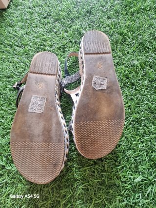 Sandalias Verano Brillantes Talla 38