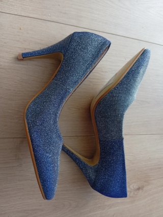 2 pares zapatos tacón T37 NUEVOS