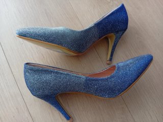 2 pares zapatos tacón T37 NUEVOS