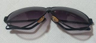 Gafas Vintage Pegables Negro/Dorado