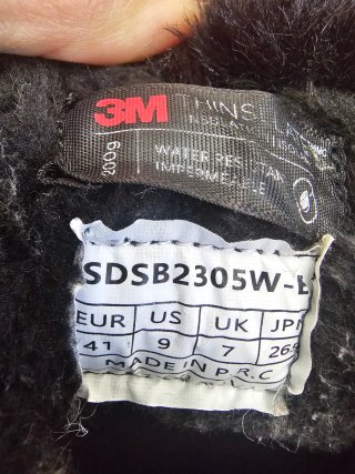 Botas de nieve 3M negras talla 41