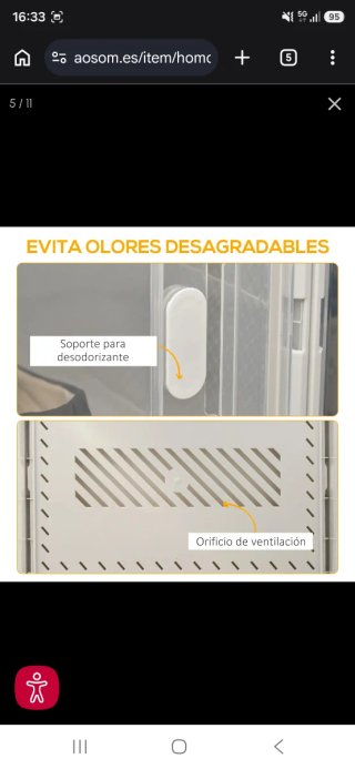 Organizador Zapatos Modular Transparente