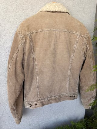 Chaqueta Levi's Sherpa Corduroy Beige Talla M