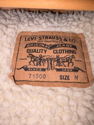 Chaqueta Levi's Sherpa Corduroy Beige Talla M