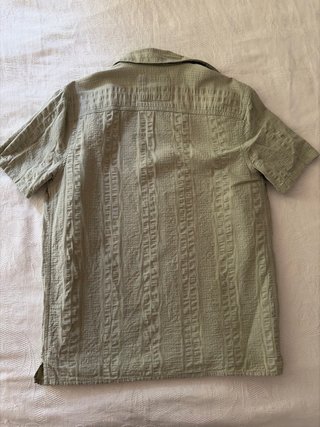 Camisa Hollister Manga Corta Verde Talla XS