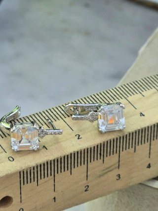 Pendientes Plata 925 con Circonita