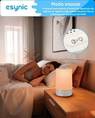 Despertador con simulación de amanecer