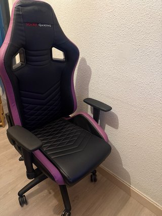 Silla Gamer Mars Gaming Morada y Negra