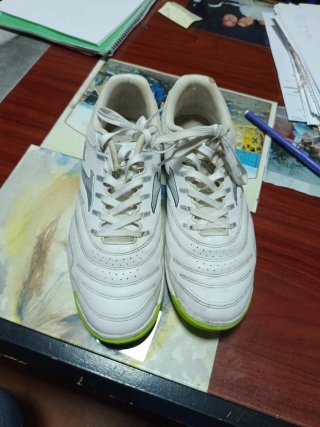Botines Joma Fútbol Sala Blancos y Verdes