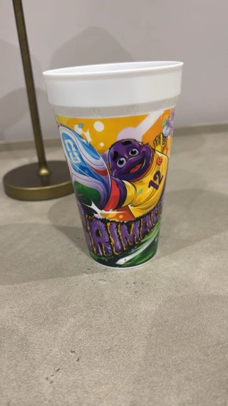 Bicchiere Grimace McDonald's Mondiali