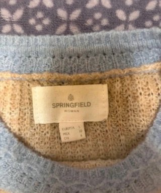 Jersey Springfield beige, azul, marrón