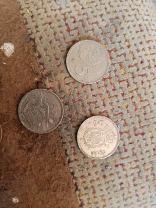 Lote 5 monedas antiguas España