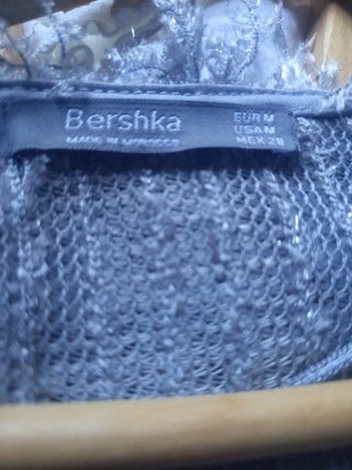 Chaqueta fiesta pelo gris/plata