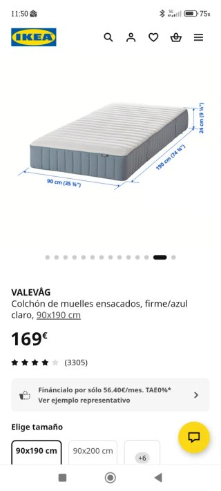 Colchón y somier