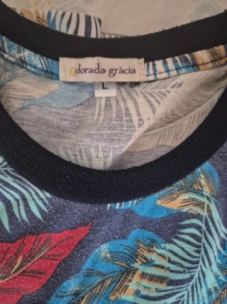 Camiseta Bershka Estampada Talla L  M, S