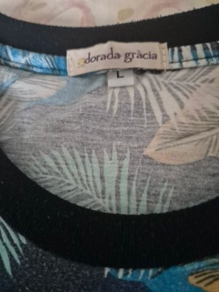 Camiseta Bershka Estampada Talla L  M, S