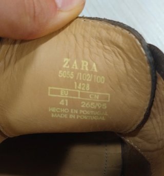Scarpe da cerimonia marroni Zara Uomo