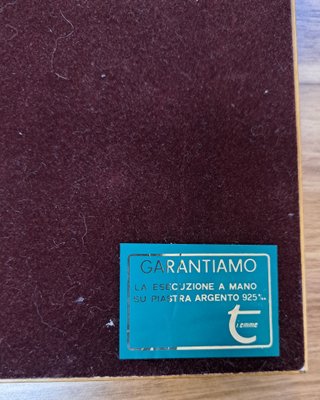 Quadro Paesaggio Costiero Argento 925