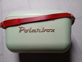 Nevera Polarbox 20L Menta con Correa Roja