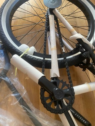Bicicleta Verde BMX