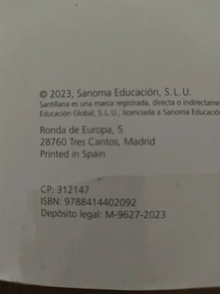 Matemáticas II Santillana