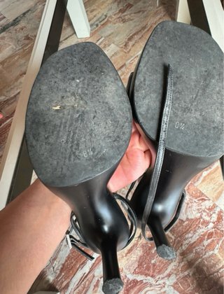 Sandali Casadei neri con tacco