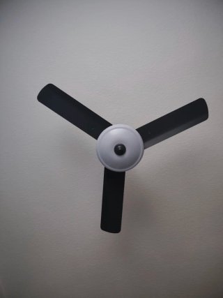 Ventilador de Techo, Gris y Blanco